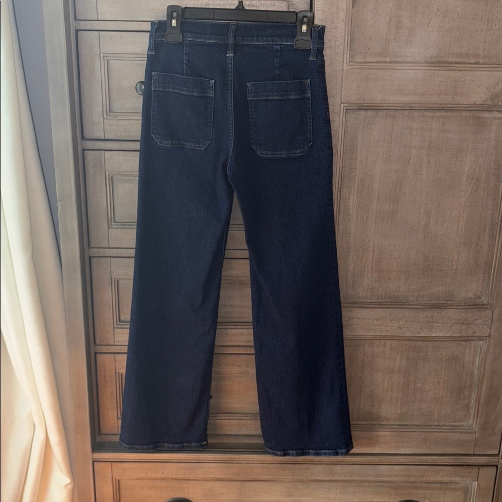 J Crew Slim wide-leg sailor jean in all-day stretch, size 25 - Picture 12 of 13